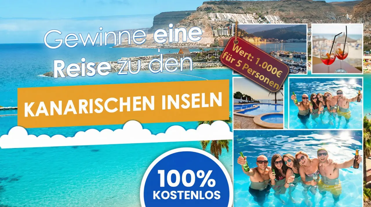 Kanaren Reise gewinnen – Teneriffa und Gran Canaria