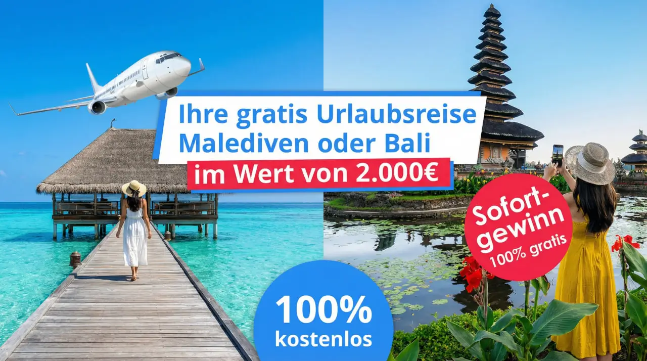 Malediven Gewinnspiel – Traumreise in den Indischen Ozean