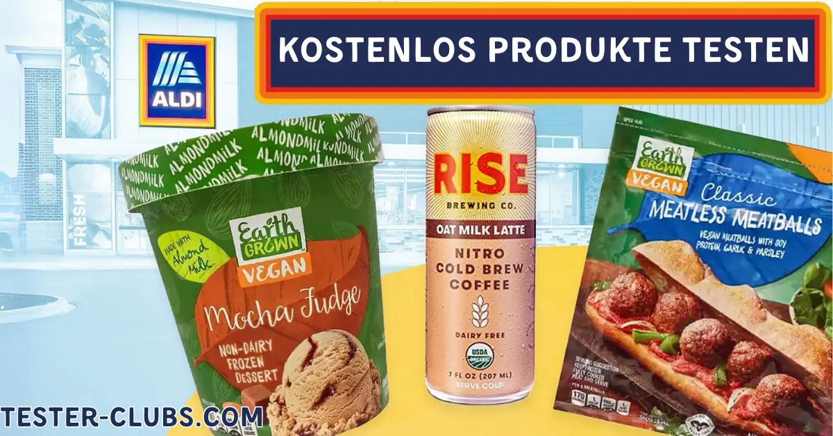 Aldi-Tester mit kostenlosen Produkten