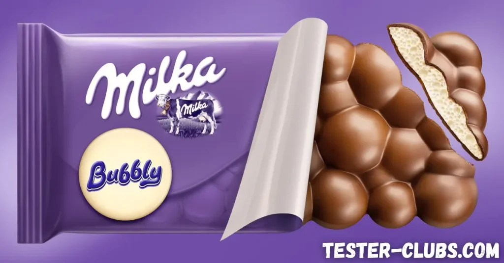 Milka Bubble Schokolade von Aldi