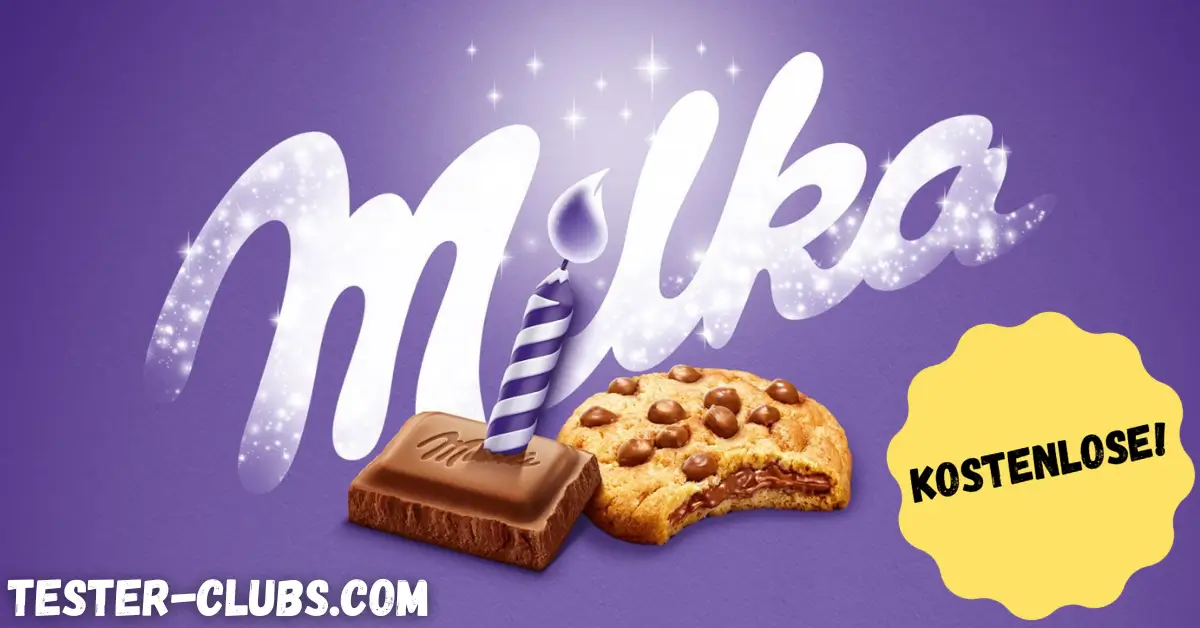 Milka Schokolade und Keks