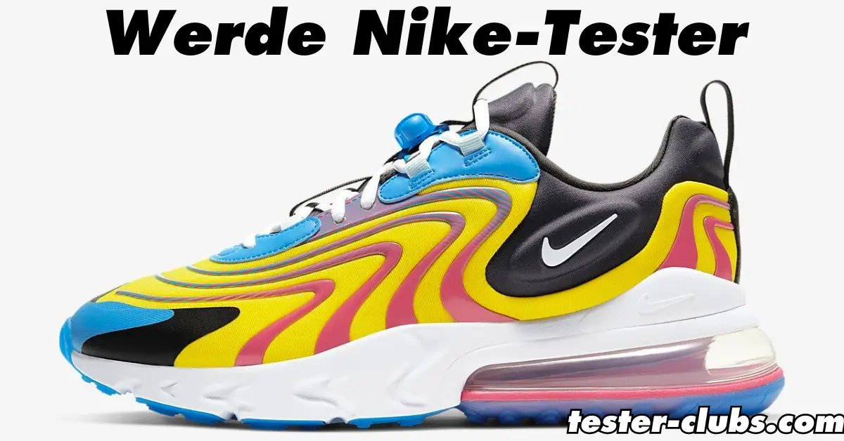 Nike Produkttester mit neuesten Sneakers