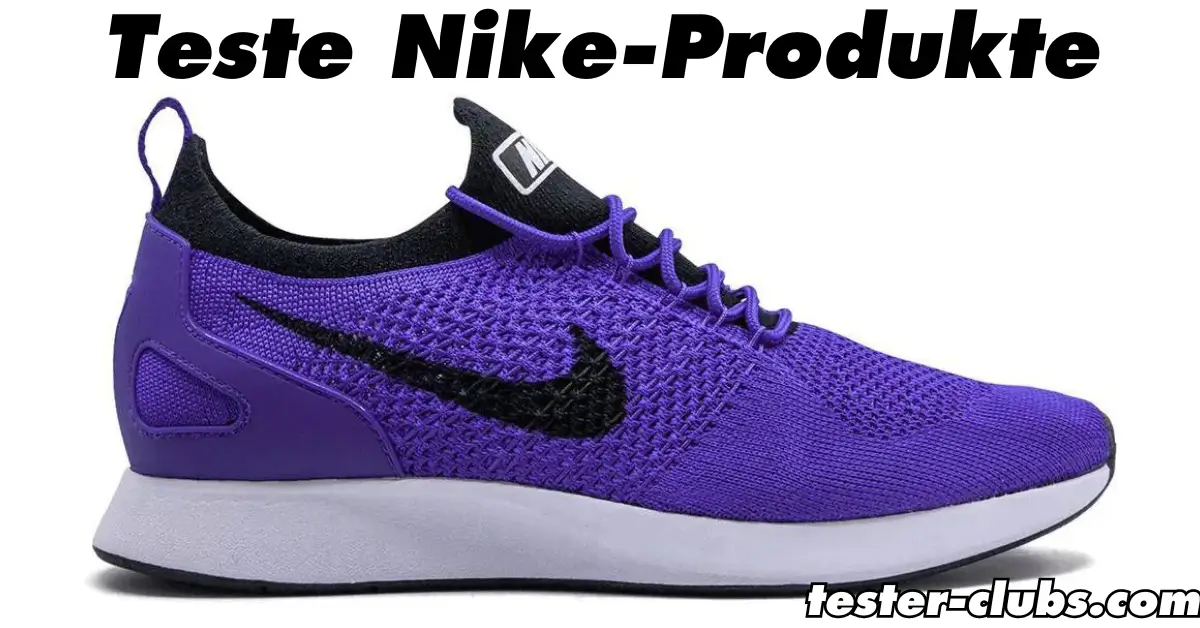 Unisex lila Nike Sportschuh, bereit zum Nike Produkte testen.